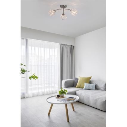 Searchlight - Stropni lestenec ASTRAL 3xG9/33W/230V matni krom