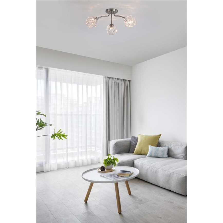 Searchlight - Stropni lestenec ASTRAL 3xG9/33W/230V matni krom