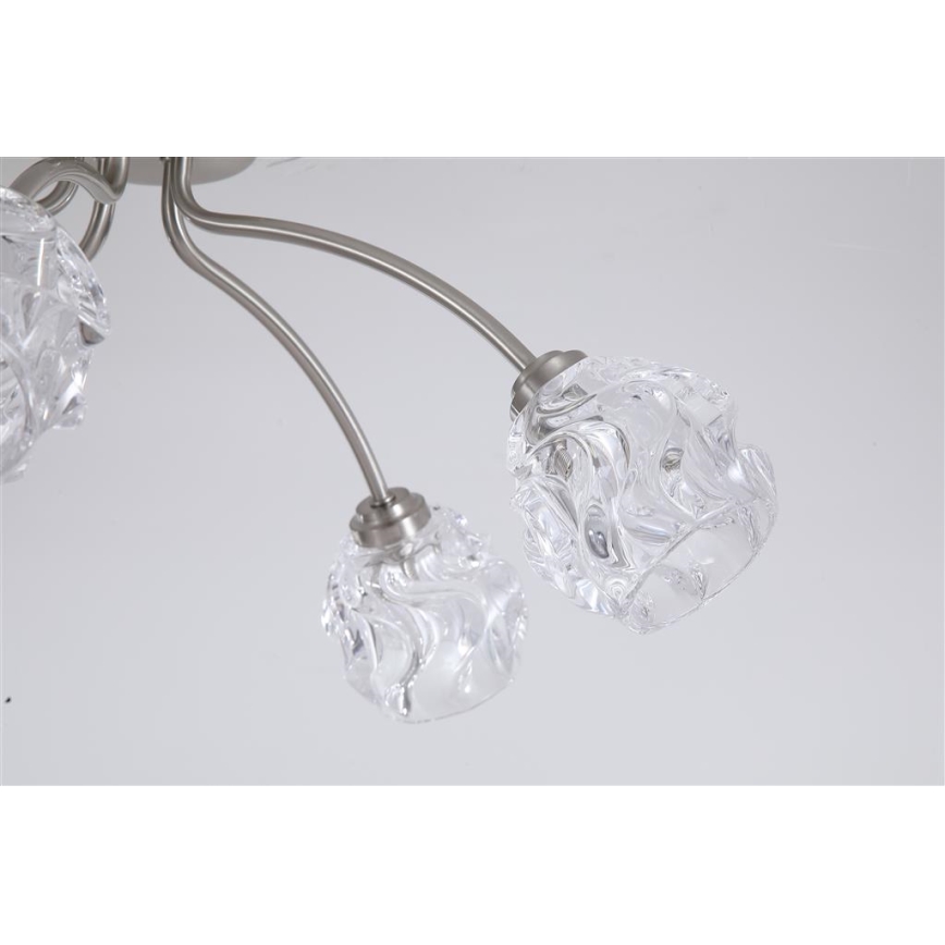 Searchlight - Pritrdljiv stropni lestenec ASTRAL 5xG9/33W/230V matni krom