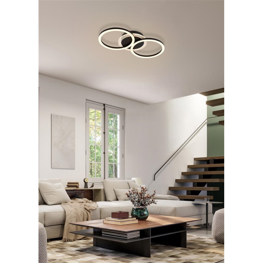 Searchlight - zatemnljiva LED stropna svetilka CONTOUR LED/24W/230V 3000K