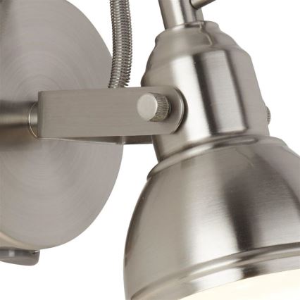 Searchlight - Stenski reflektor FOCUS 1xGU10/50W/230V mat krom