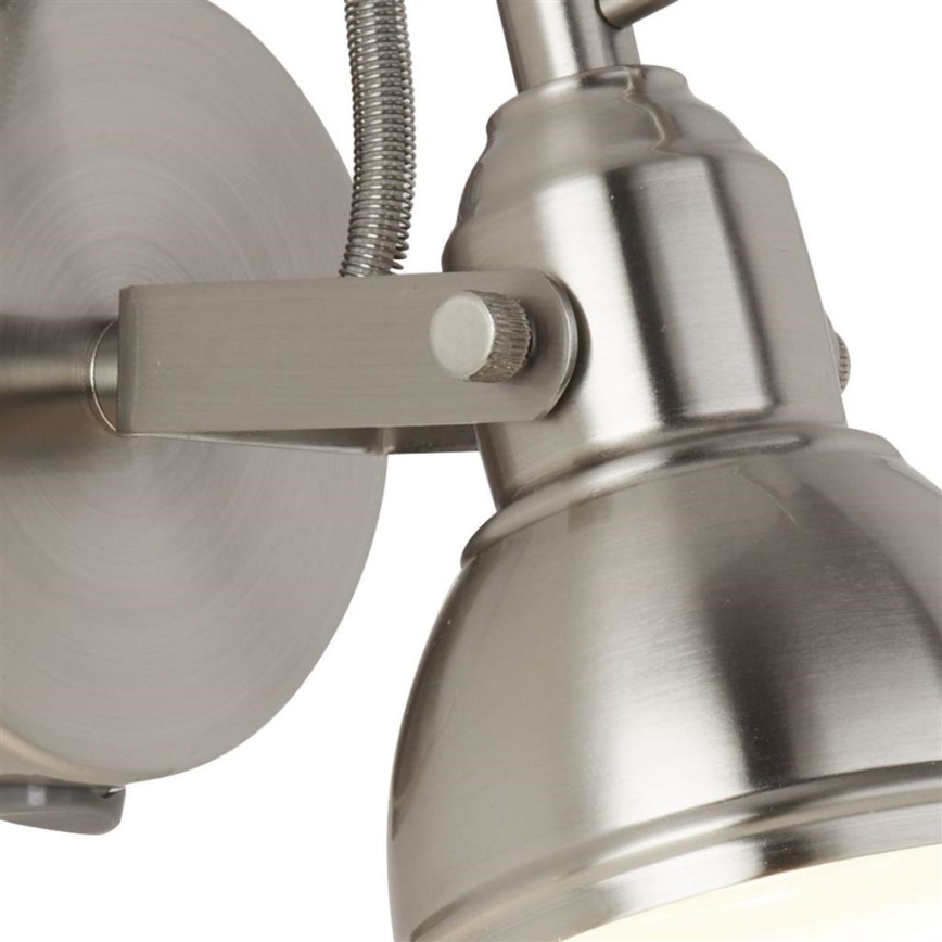 Searchlight - Stenski reflektor FOCUS 1xGU10/50W/230V mat krom
