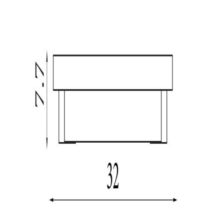 Searchlight - LED stensko svetilo ANCHOR LED/12W/230V