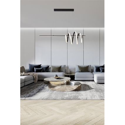 Searchlight - LED zatemljiv viseči lestenec na jeklenem lanku SWORD LED/40W/230V 3000K