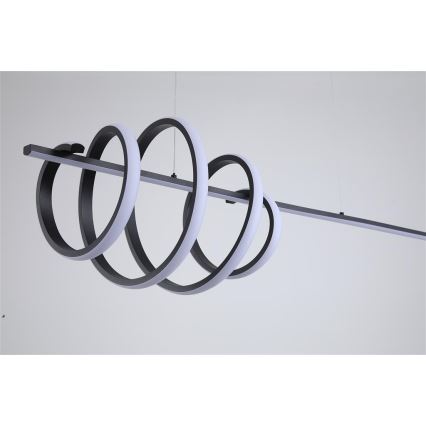 Searchlight - LED zatemljiv viseči lestenec na jeklenem lanku SWORD LED/40W/230V 3000K