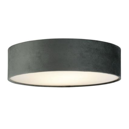 Searchlight - Stropna svetilka DRUM PLEAT 2xE27/15W/230V siva