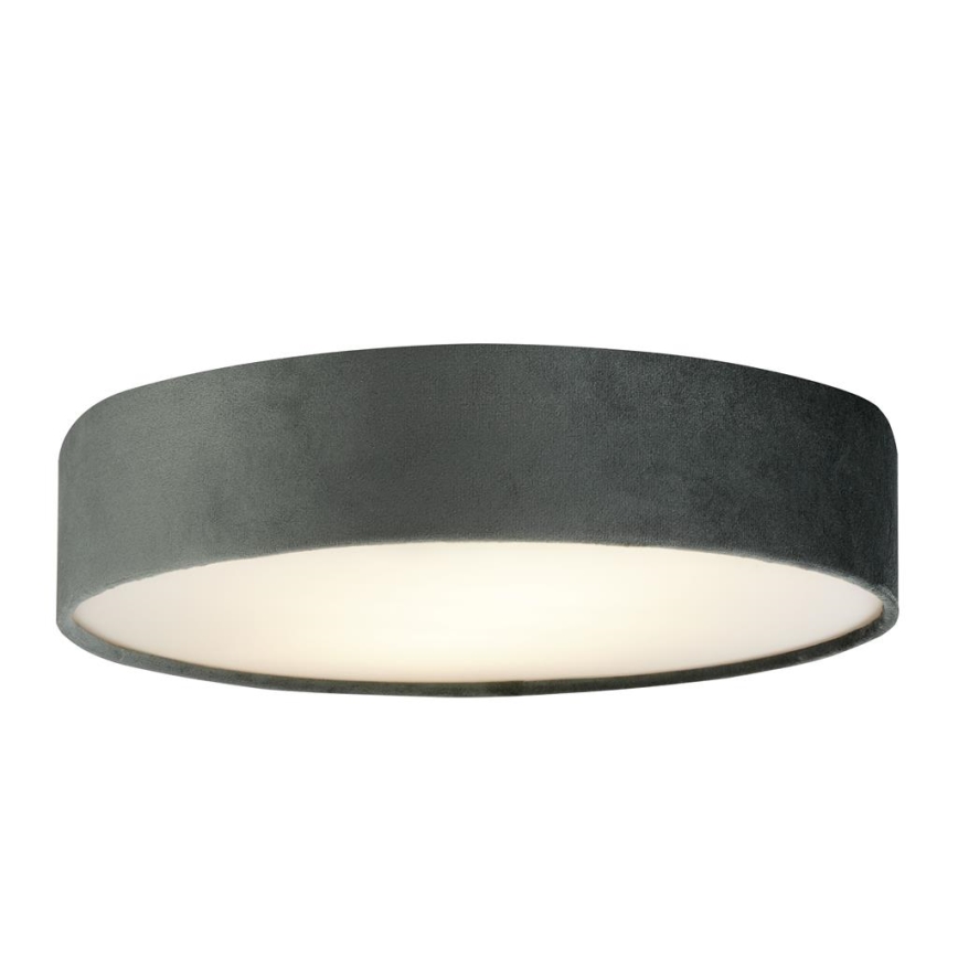 Searchlight - Stropna svetilka DRUM 3xE27/60W/230V siva