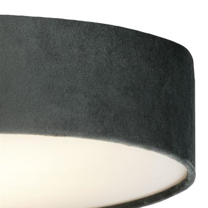 Searchlight - Stropna svetilka DRUM 3xE27/60W/230V siva