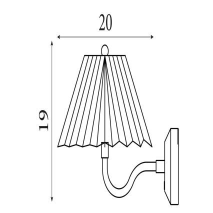 Searchlight - LED zatemnljivo stensko svetilo DANISH LED/1,5W/230V