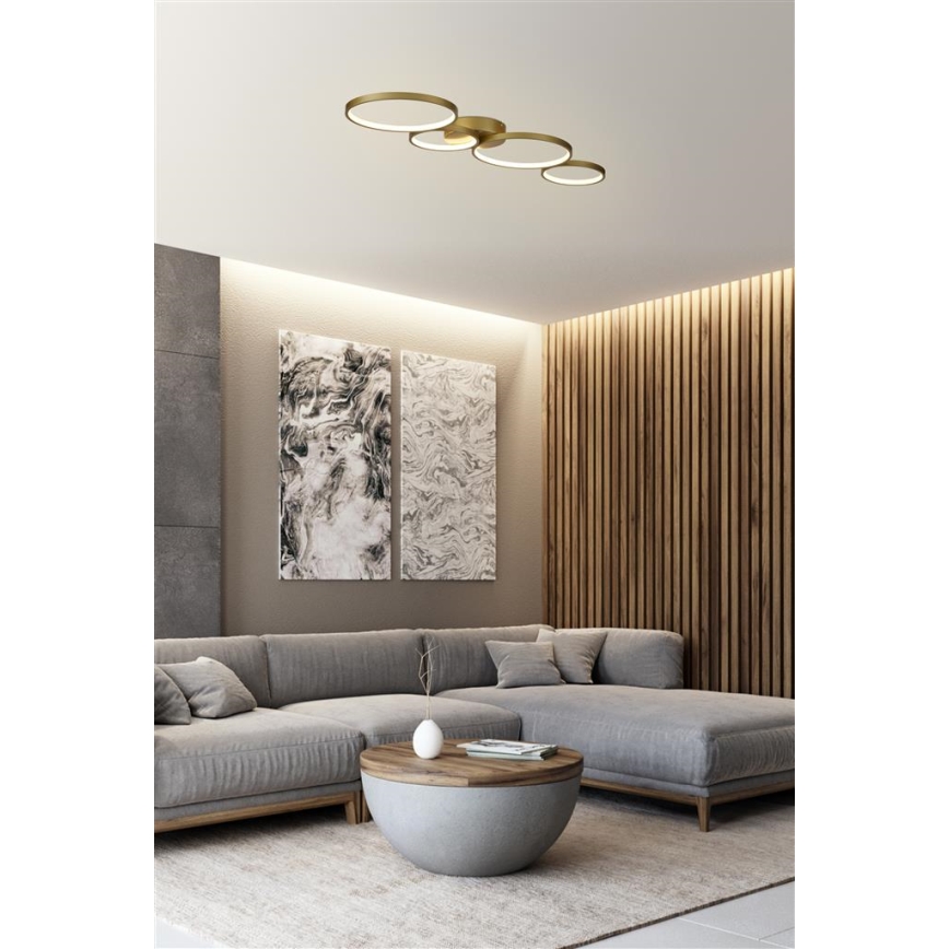 Searchlight - Nastavljiva LED stropna svetilka CIRQUE LED/37W/230V 3000K 33x97 cm