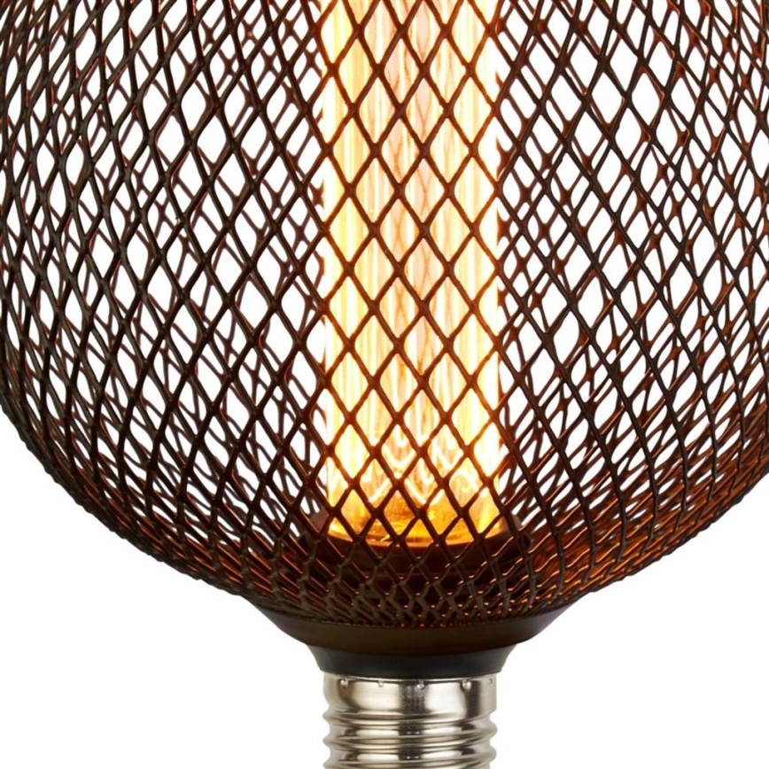 Searchlight  - LED zatemnljiva dekorativna žarnica WIRE MESH E27/4,5W/230V 2700K