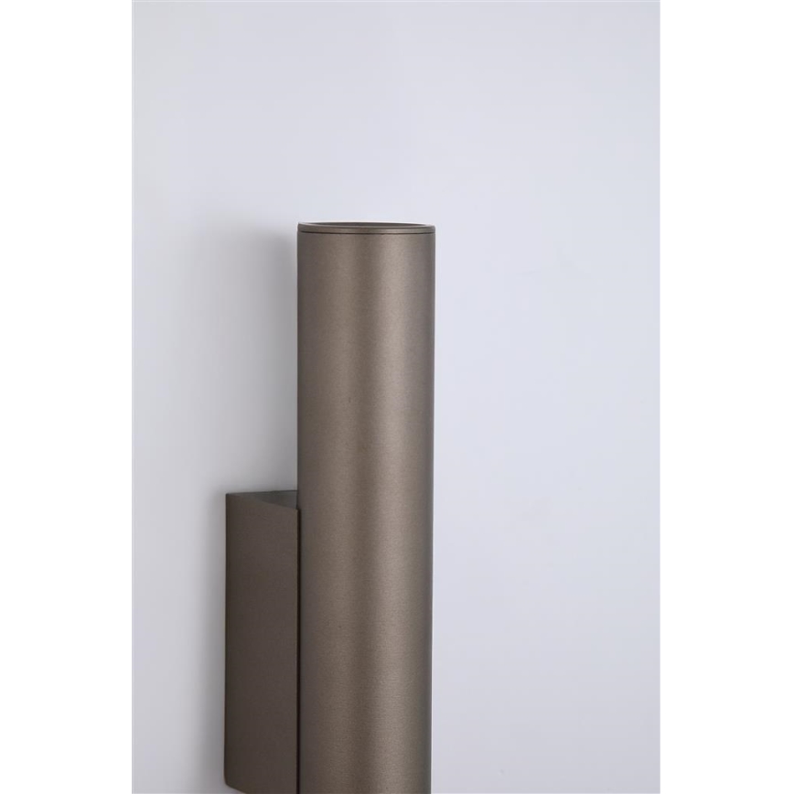 Searchlight - Stenska svetilka BEACON 2xGU10/10W/230V rjava