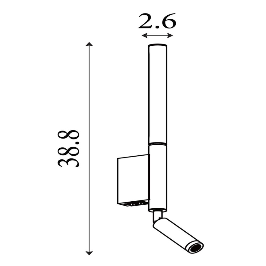 Searchlight - LED točkovno svetilo ARCHITECT LED/7W/230V črna