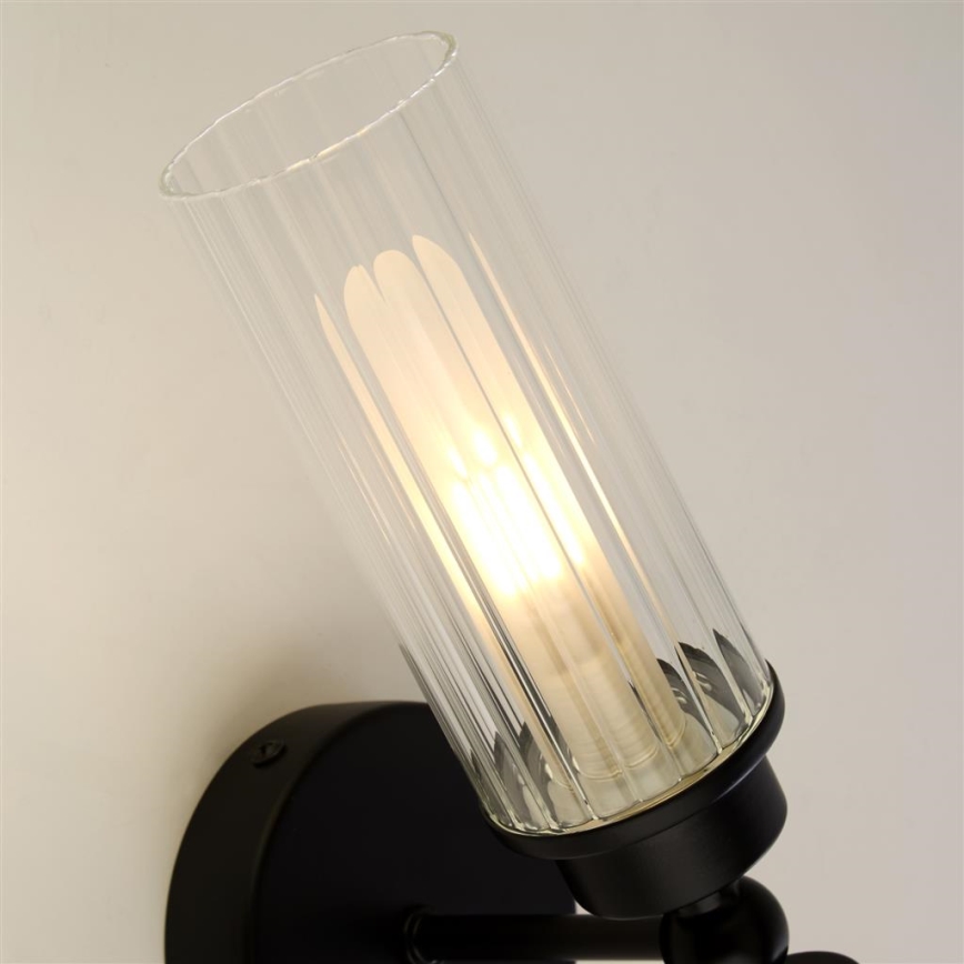 Searchlight - Stensko svetilo IMPERIAL 2xG9/33W/230V črna