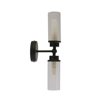 Searchlight - Stensko svetilo IMPERIAL 2xG9/33W/230V črna