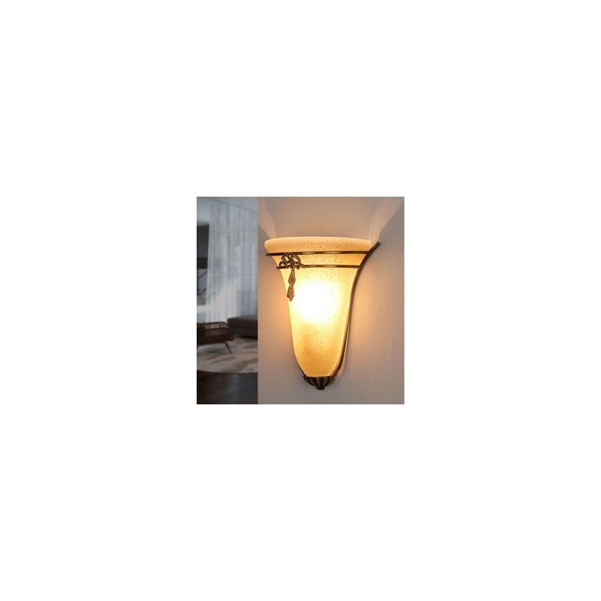Searchlight - Stenska svetilka WALL 1xE14/40W/230V