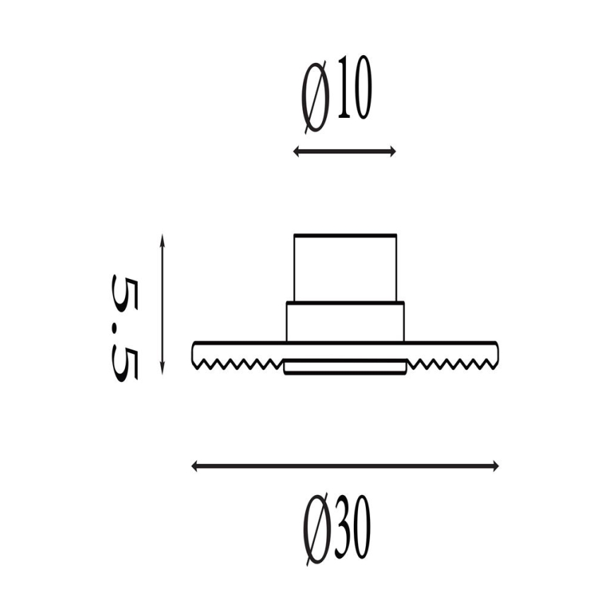 Searchlight - LED Zatemnljivo stensko svetilo CLEO LED/9,4W/230V siva