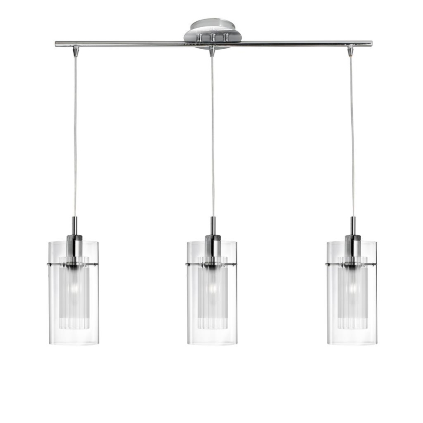 Searchlight - Lestenec na vrvici DUO 3xE14/60W/230V sijajni krom