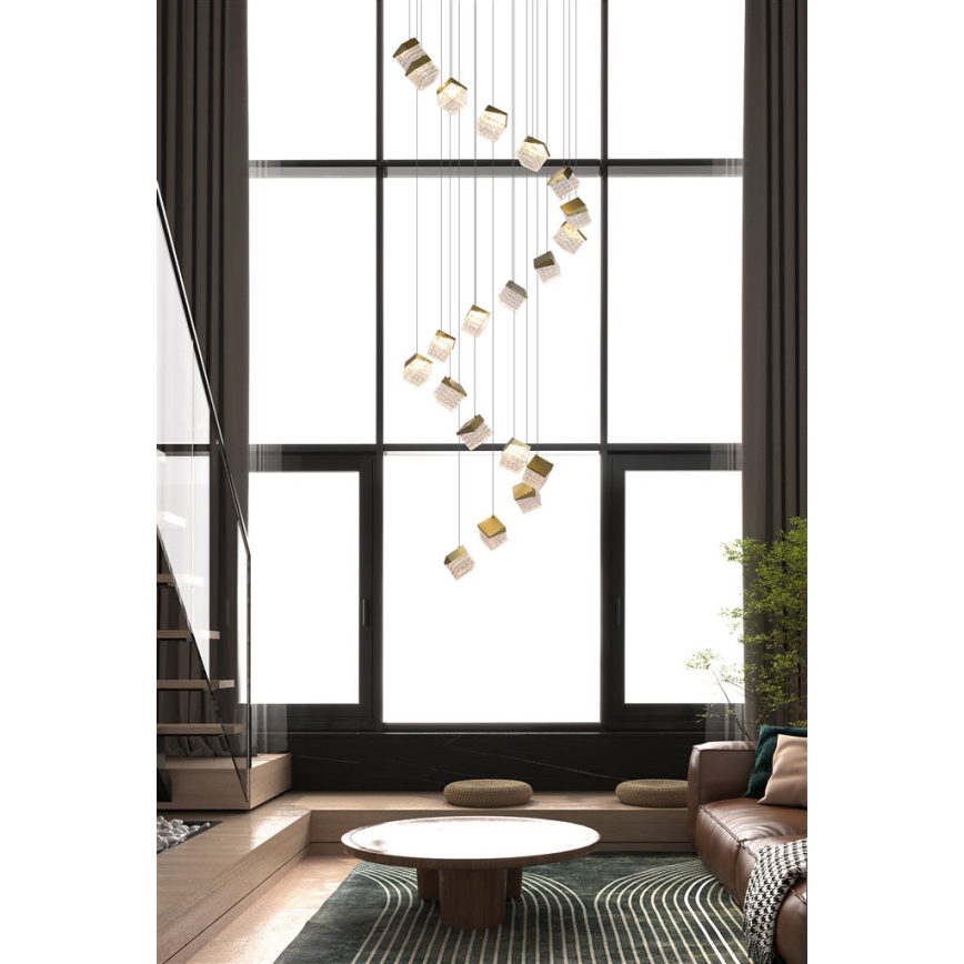 Searchlight - Zatemnljivo stropno svetilo CUBOID LED/10,25W/230V 3000K