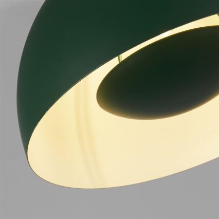Searchlight - Viseča svetilka na žici MARS 1xE27/60W/230V Ø 40 cm zelena