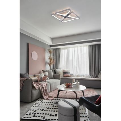 Searchlight - LED zatemnljivo stropno svetilo QUATRO LED/29W/230V 40x40 cm