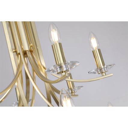 Searchlight - Lestenec na verigi ASCONA 12xE14/60W/230V