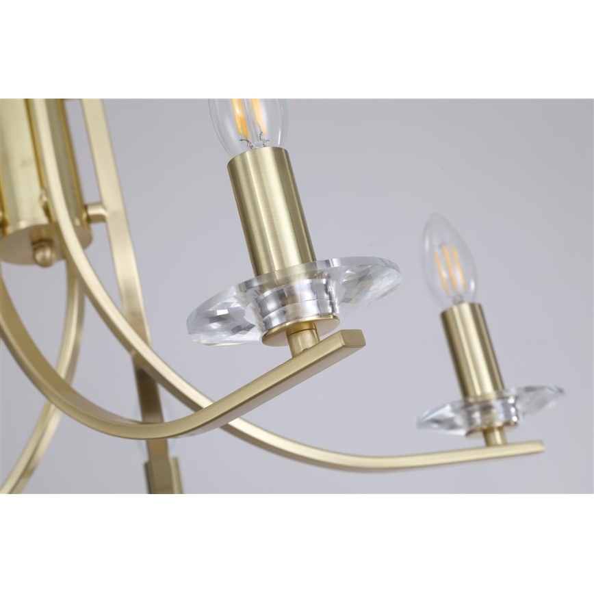 Searchlight - Lestenec na verigi ASCONA 5xE14/60W/230V