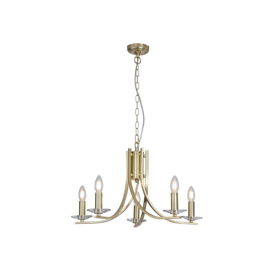 Searchlight - Lestenec na verigi ASCONA 5xE14/60W/230V