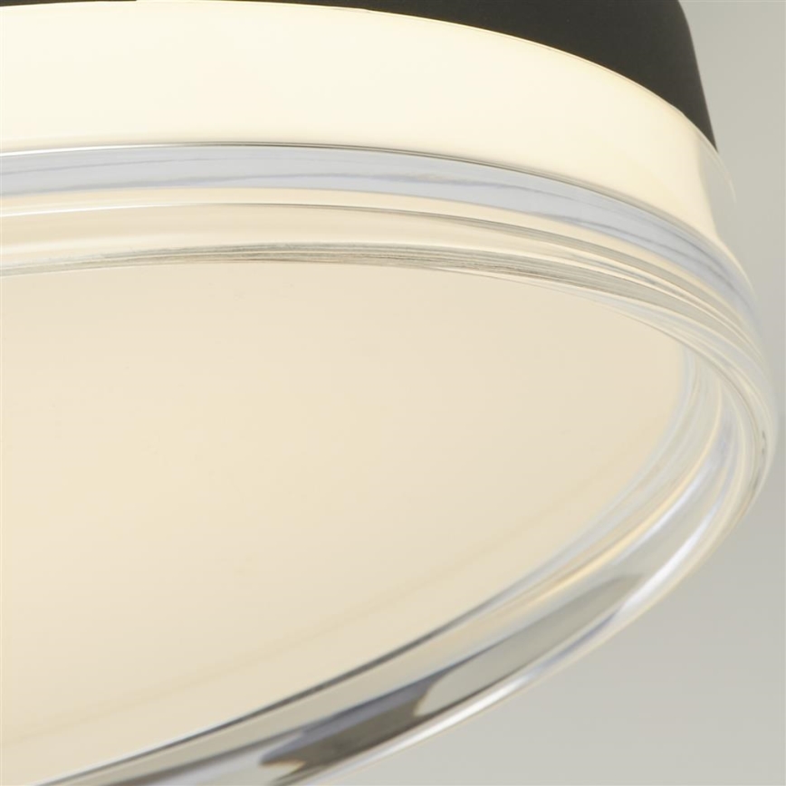 Searchlight - LED stropna svetilka CYPRUS LED/21W/230V, premer 30 cm, črna