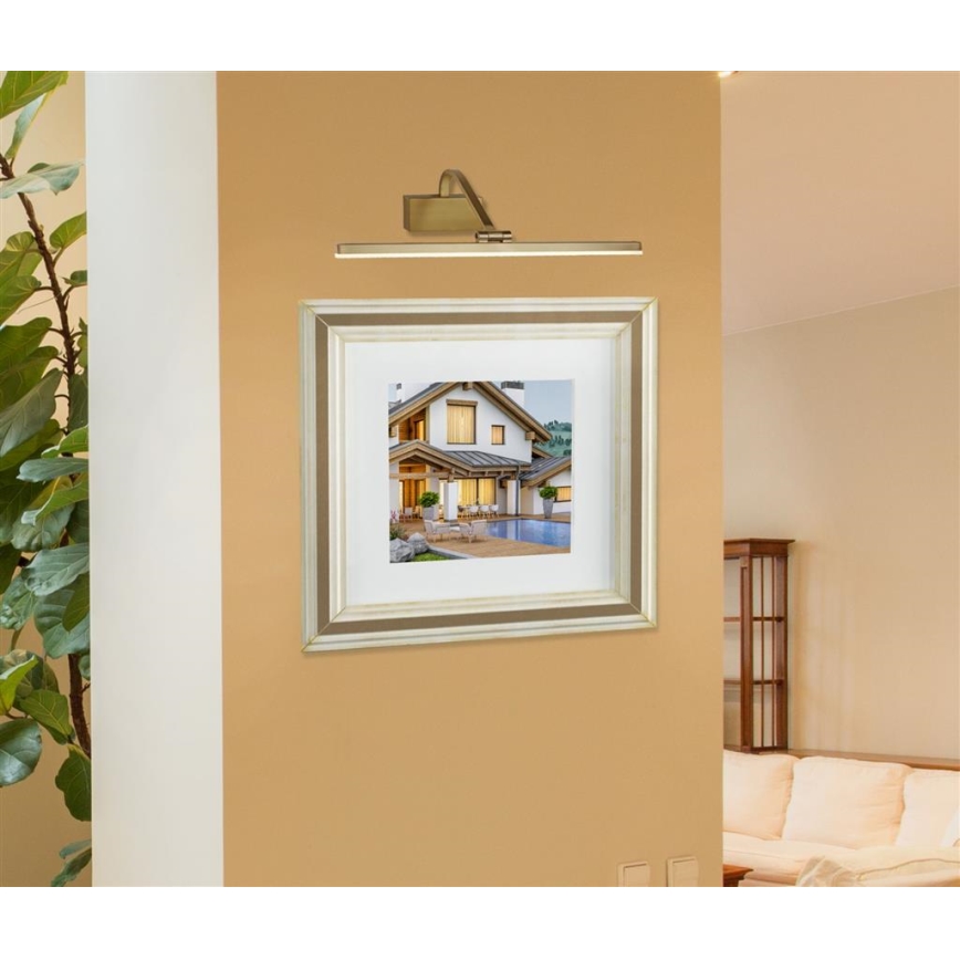 Searchlight - LED Svetilka za slike LED/12W/230V zlata