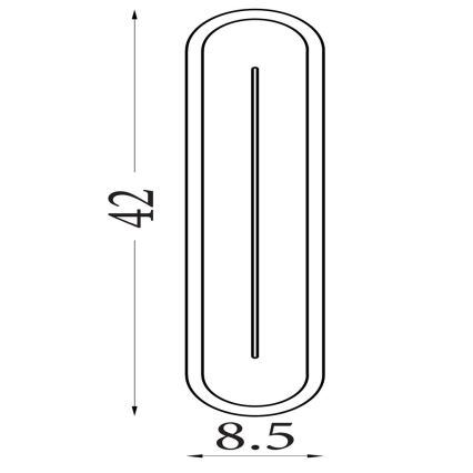 Searchlight - LED zatemnjivo stensko svetilo COUPER LED/14W/230V 3000K