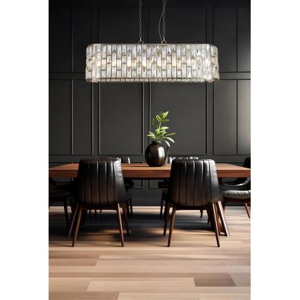 Searchlight - Lestenec na verigi BIJOU 8xE14/40W/230V