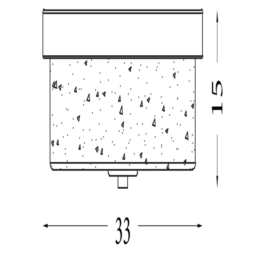 Searchlight - Kopalniško stropno svetilo PRESTON 2xE27/60W/230V IP44 premer 33 cm srebrno