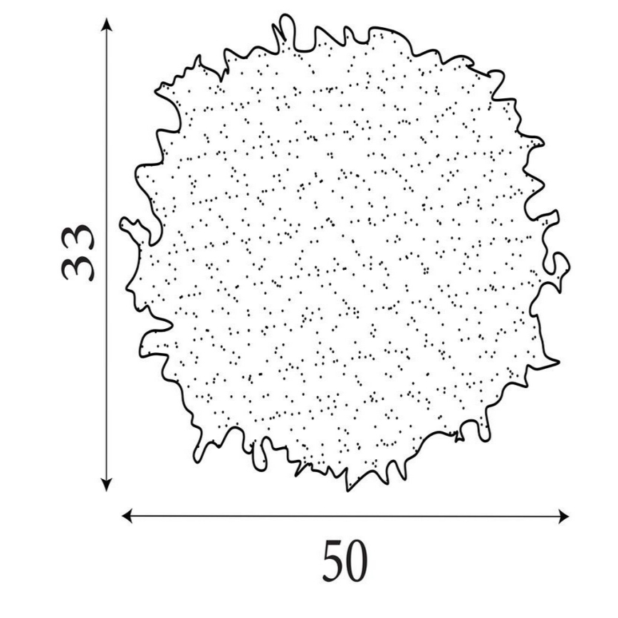 Searchlight - Abažur za lestenec KATE E14/E27, premer 50 cm, rožnat