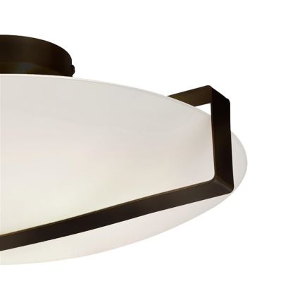 Searchlight - Stropna svetilka SUNDIAL 3xE27/40W/230V črna
