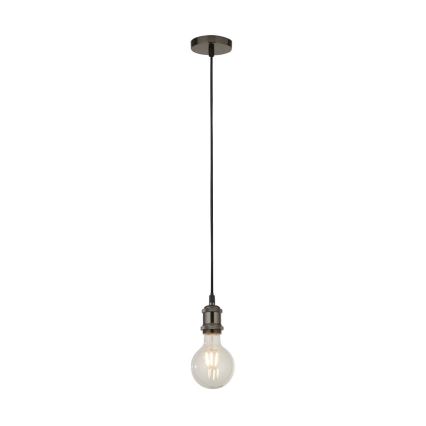 Searchlight - Lestenec na jeklenem lanku SUSPENSION 1xE27/60W/230V antracit
