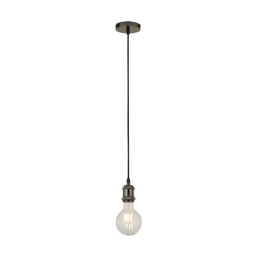 Searchlight - Lestenec na jeklenem lanku SUSPENSION 1xE27/60W/230V antracit