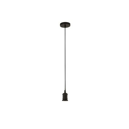 Searchlight - Viseča svetilka na kablu SUSPENSION 1xE27/60W/230V črna