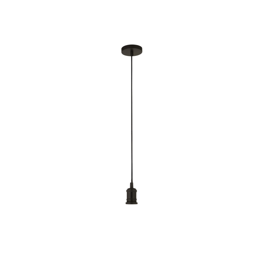 Searchlight - Viseča svetilka na kablu SUSPENSION 1xE27/60W/230V črna