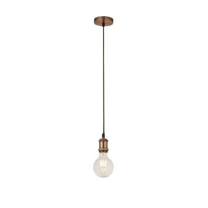 Searchlight - Lestenec na kablu SUSPENSION 1xE27/60W/230V v bakreni barvi
