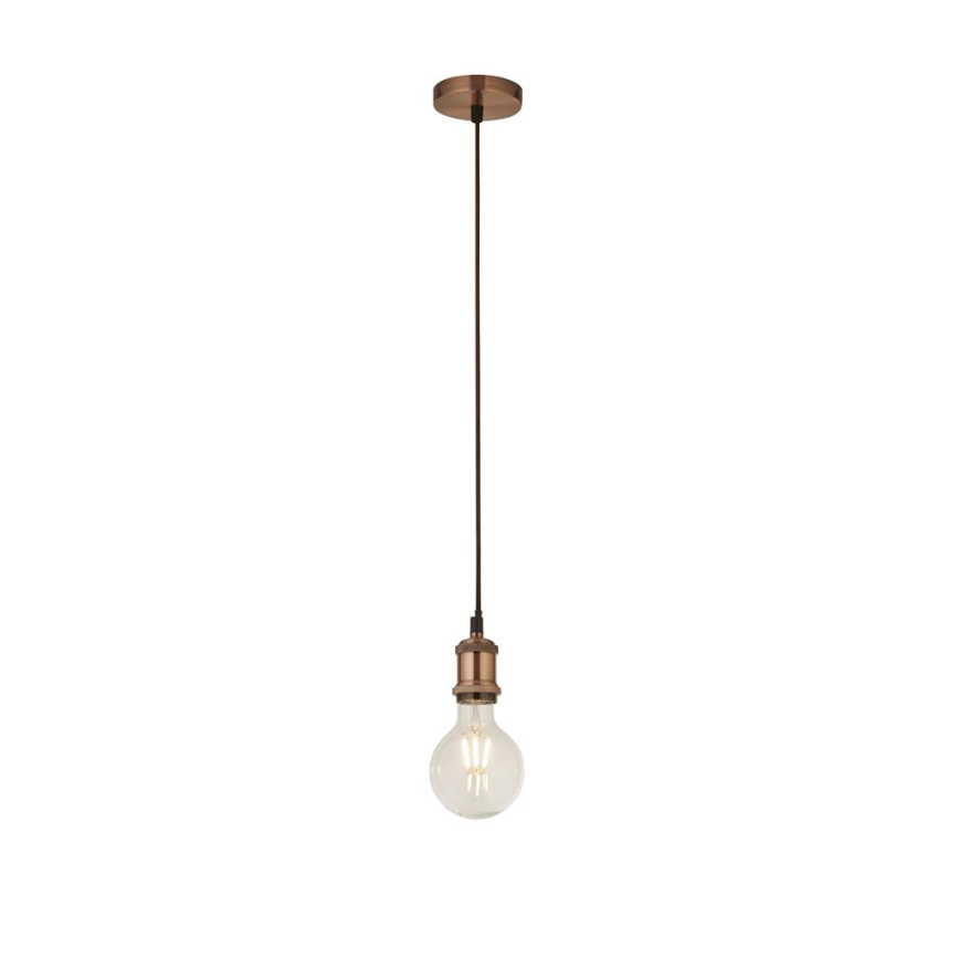 Searchlight - Lestenec na kablu SUSPENSION 1xE27/60W/230V v bakreni barvi