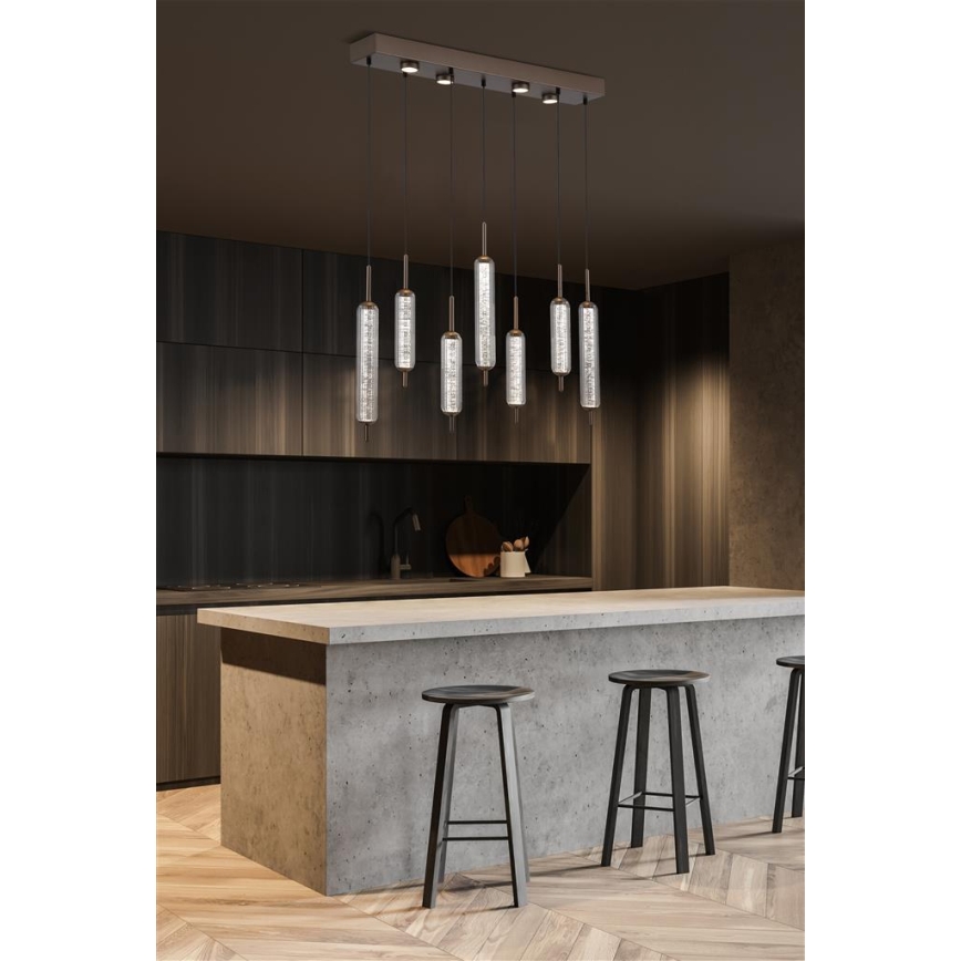 Searchlight - LED zatemljiv lestenec na kablu CATTAIL LED/33W/230V