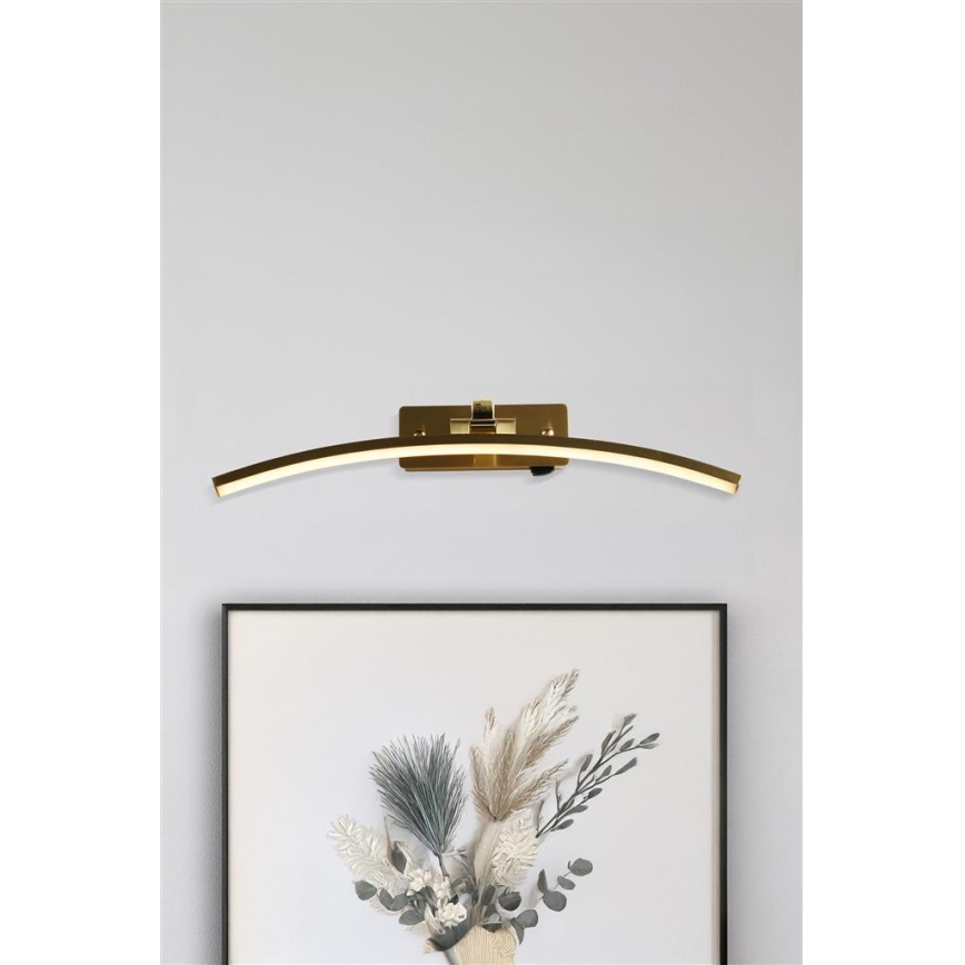 Searchlight - LED svetilo za slike SANTORINI LED/11,03W/230V medenina