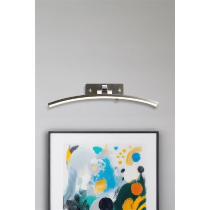 Searchlight - LED svetilka za slike SANTORINI LED/10,88W/230V srebrna