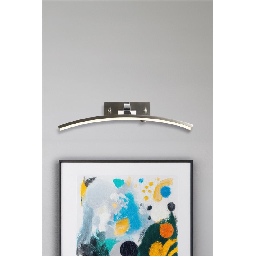 Searchlight - LED svetilka za slike SANTORINI LED/10,88W/230V srebrna