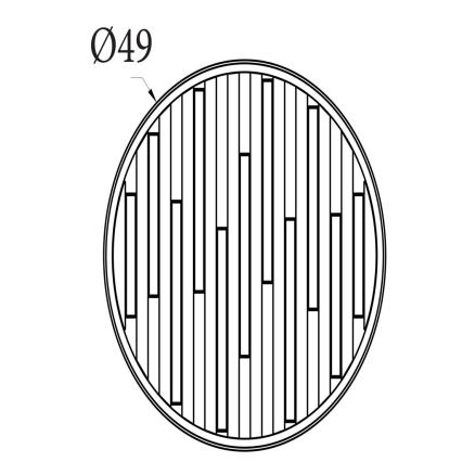 Searchlight - Zatemnljivo LED stropno svetilo EQUALISE LED/33W/230V