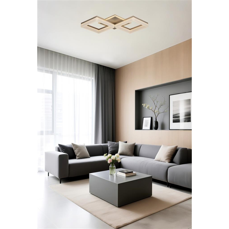 Searchlight - LED zatemnljivo stropno svetilo FENCE LED/25W/230V