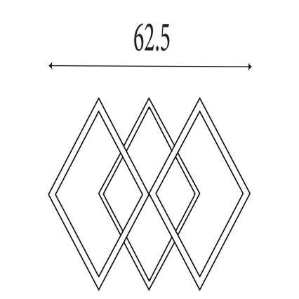 Searchlight - LED zatemnljivo stropno svetilo FENCE LED/25W/230V