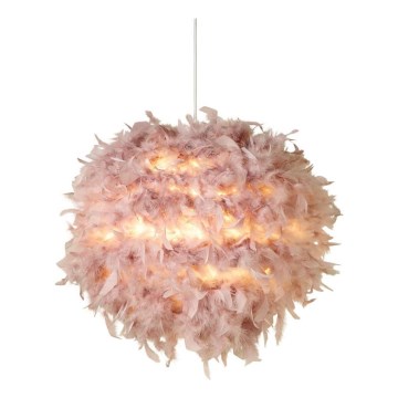 Searchlight - Abažur za lestenec KATE E14/E27, premer 50 cm, rožnat