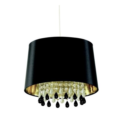 Searchlight - Lestenec na vrvici LILA 1xE27/60W/230V črna